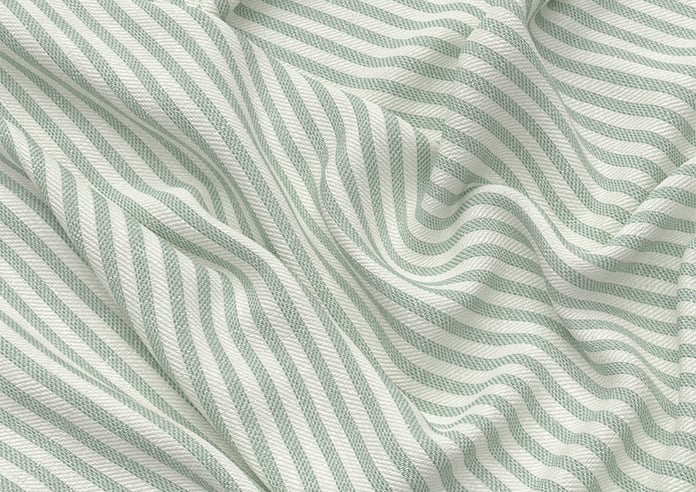 Ravelle Stripe, Breeze Blue - Twist&Fit Roman Blind - Image 4